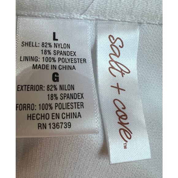 SALT COVE JUNIORS SZ LARGE BIKINI TOP PENNY LANE SMOCKED CONVERTIBLE MULTI NEW! - Picture 6 of 13